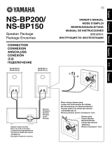 Yamaha NS-BP150 El kitabı