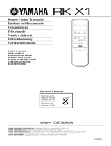 Yamaha RKX1 El kitabı