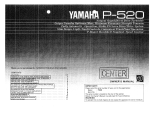 Yamaha P-520 El kitabı