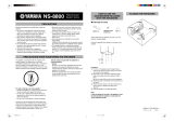 Yamaha NS-8800 El kitabı