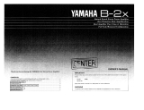 Yamaha B-2x El kitabı