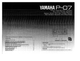 Yamaha P-07 El kitabı