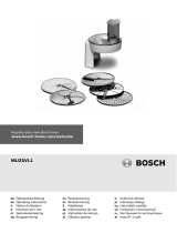 Bosch VeggieLove MUZ5VL1 Kullanım kılavuzu