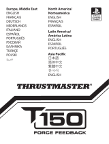 Thrustmaster T150 RS Volant Racing Retour de Force Kullanım kılavuzu