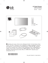 LG 55XF3E-B Hızlı kurulum kılavuzu