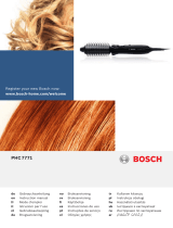 Bosch PHC7771 Kullanım kılavuzu