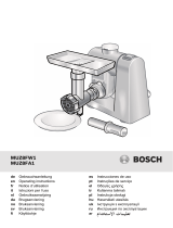 Bosch MUZ8FA1(00) Kullanım kılavuzu