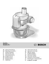 Bosch MUMXX40G/03 Kullanma talimatları