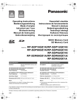 Panasonic RP-SDP02GE1K El kitabı