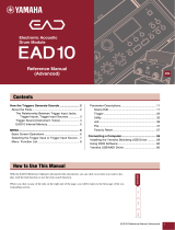 Yamaha EAD10 Drum Module El kitabı