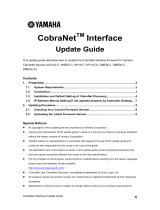 Yamaha CobraNet(CM-1) Kullanici rehberi