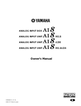 Yamaha AI8 Kullanım kılavuzu