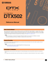 Yamaha DTX Drums DTX502 Kullanım kılavuzu