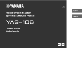 Yamaha YAS-106 El kitabı