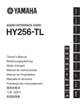 Yamaha HY256 El kitabı