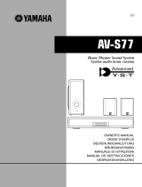 Yamaha AV-S77 El kitabı