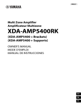 Yamaha XDA-AMP5400 El kitabı