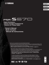 Yamaha PSR-S670 El kitabı