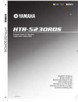 Yamaha HTR-5230RDS Kullanım kılavuzu