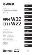Yamaha EPH-W22 El kitabı
