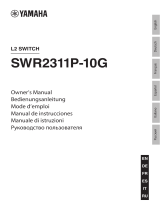 Yamaha SWR2311P El kitabı