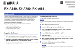 Yamaha RX-A780 Kullanım kılavuzu