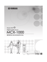 Yamaha MCX-1000 El kitabı