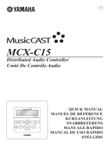 Yamaha MCX-C15 - MusicCAST Network Audio Player Kullanım kılavuzu