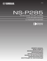 Yamaha NS-P285 El kitabı