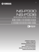 Yamaha NS-P330 El kitabı