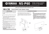 Yamaha NS-P60 El kitabı