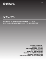 Yamaha NX-B02 El kitabı