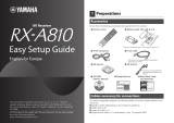 Yamaha RX-A810 El kitabı