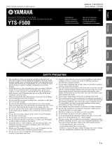 Yamaha YTS-F500 Kullanım kılavuzu