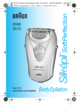 Braun 3570 Silk-épil SoftPerfection Body Epilation Kullanım kılavuzu