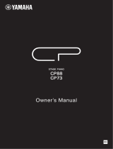 Yamaha CP73 El kitabı