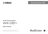 Yamaha MusicCast 50 - WX-051 El kitabı