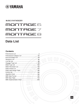 Yamaha MONTAGE6 Veri Sayfası