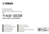 Yamaha YAS-209 Kullanım kılavuzu
