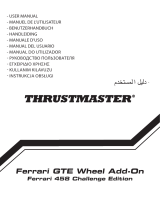 Thrustmaster Ferrari GTE Wheel Add-On Ferrari 458 Challenge Edition Kullanım kılavuzu