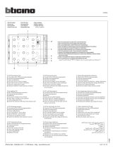 Bticino 353000 Kullanma talimatları
