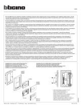 Bticino 360000 Kullanma talimatları