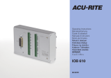 ACU-RITE IOB 610 Kullanım kılavuzu