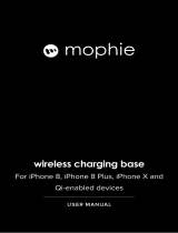 Mophie 4116_WRLS-CHGPAD-AC-BLK-NA Kullanım kılavuzu