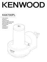 Kenwood KAX700PL Spiralizer Attachment El kitabı
