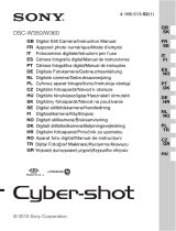 Sony Cyber-Shot DSC W360 Kullanici rehberi