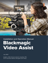 Blackmagicdesign Video Assist  Kullanım kılavuzu