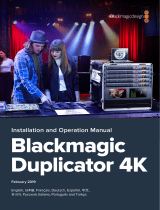 Blackmagic Duplicator 4K Kullanım kılavuzu