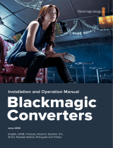 Black­magic Design Converters  Kullanım kılavuzu