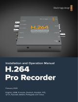 Blackmagic H.264 Pro Recorder  Kullanım kılavuzu
